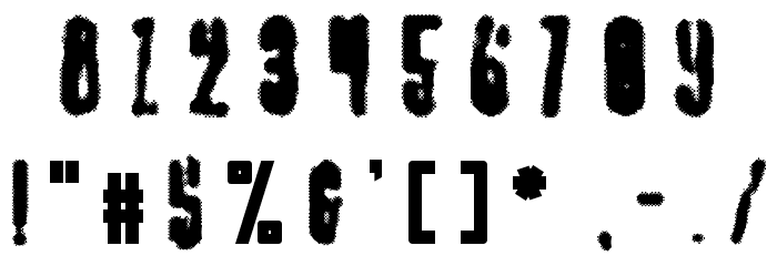 Faltura Alien Font OTHER CHARS