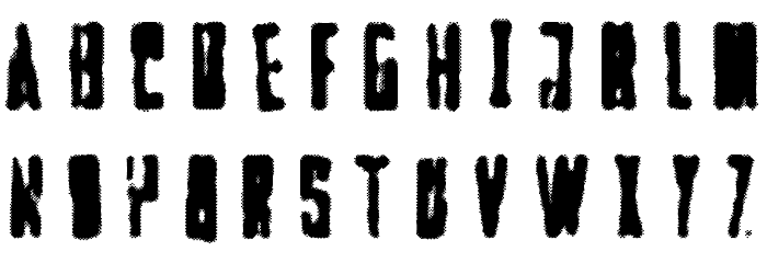 Faltura Alien Font LOWERCASE