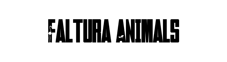 Faltura Animals  Скачать бесплатные шрифты