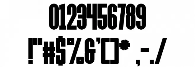 Faltura Font OTHER CHARS