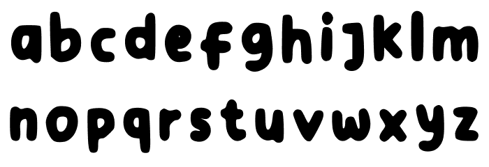 Falyadhias Handwriting Regular Font LOWERCASE