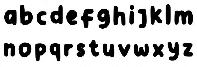 Falyadhias Handwriting  Regular फ़ॉन्ट लोअरकेस