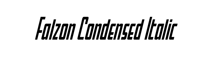 Falzon Condensed Italic  لخطوط تنزيل