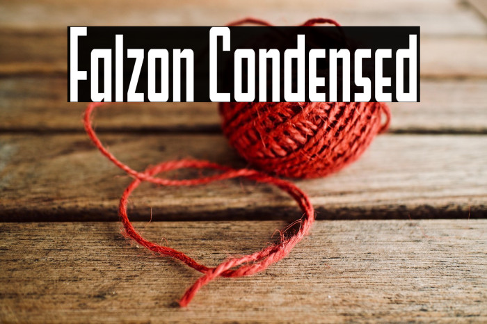 Falzon Condensed Example 1