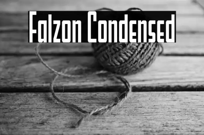 Falzon Condensed Font examples