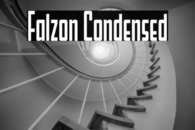 Falzon Condensed Font examples