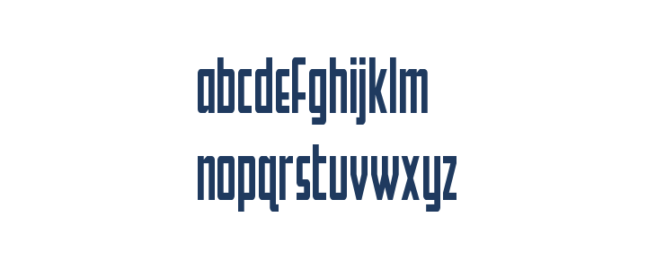 Falzon Condensed Lowercase