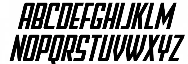 Falzon Expanded Italic Fonte MAIÚSCULAS