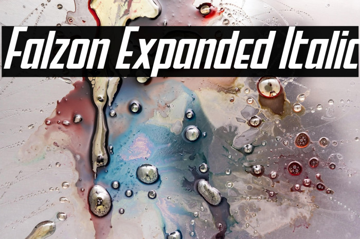 Falzon Expanded Italic Example 3