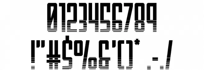 Falzon Halftone Font OTHER CHARS