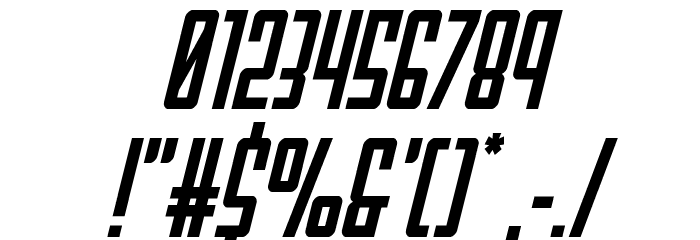 Falzon Italic Font OTHER CHARS