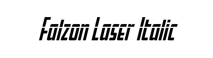Falzon Laser Italic  Descarca Fonturi Gratis