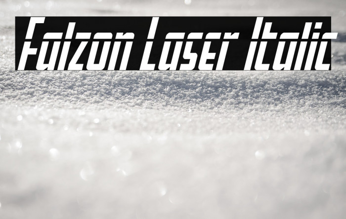 Falzon Laser Italic Example 3