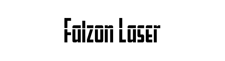 Falzon Laser  Скачать бесплатные шрифты
