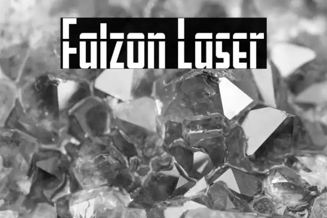Falzon Laser Font examples