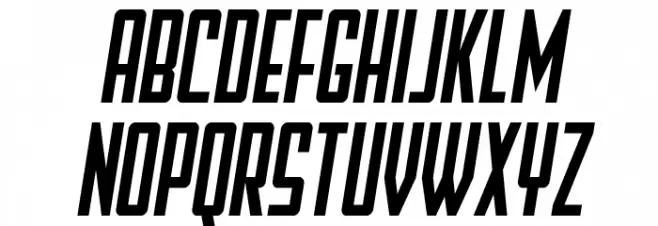 Falzon Semi-Italic フォント 大文字