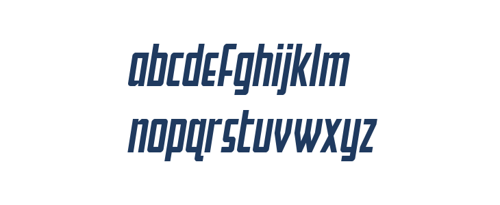 Falzon Semi-Italic Lowercase