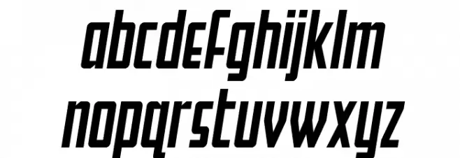 Falzon Semi-Italic फ़ॉन्ट लोअरकेस