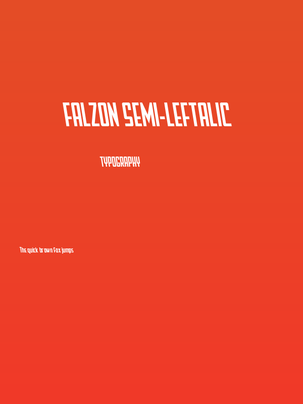 Falzon Semi-Leftalic Poster