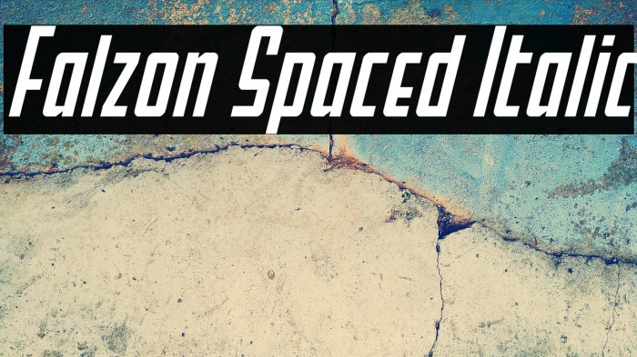 Falzon Spaced Italic Example 2
