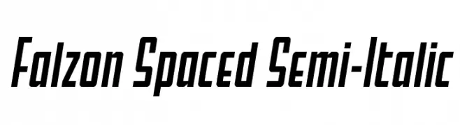 Falzon Spaced Semi-Italic  Fuentes Gratis Descargar
