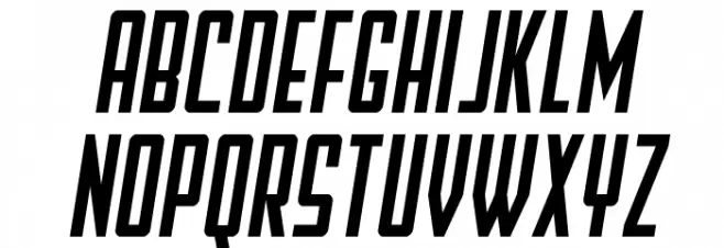 Falzon Spaced Semi-Italic Schriftart Groß