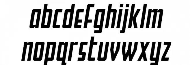 Falzon Spaced Semi-Italic Fuentes MINÚSCULAS