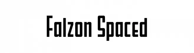 Falzon Spaced  Fuentes Gratis Descargar