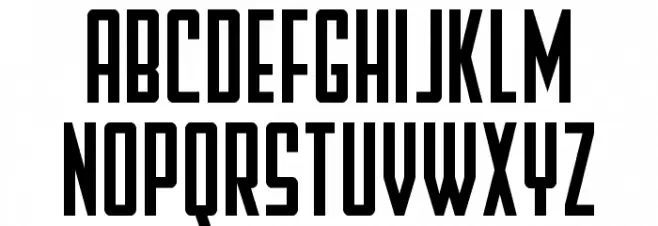 Falzon Spaced Font Litere mari