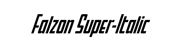 Falzon Super-Italic  baixar fontes gratis