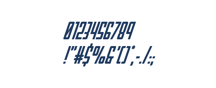 Falzon Super-Italic Other Characters