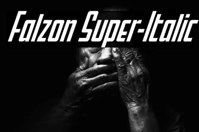 Falzon Super-Italic Font examples