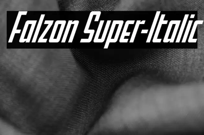 Falzon Super-Italic Font examples