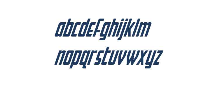 Falzon Super-Italic Lowercase