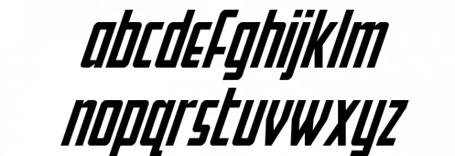 Falzon Super-Italic Caratteri MINUSCOLO