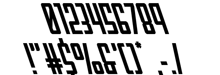 Falzon Super-Leftalic Font OTHER CHARS