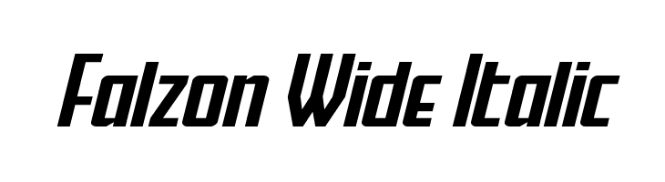 Falzon Wide Italic  नि: शुल्क फ़ॉन्ट्स डाउनलोड