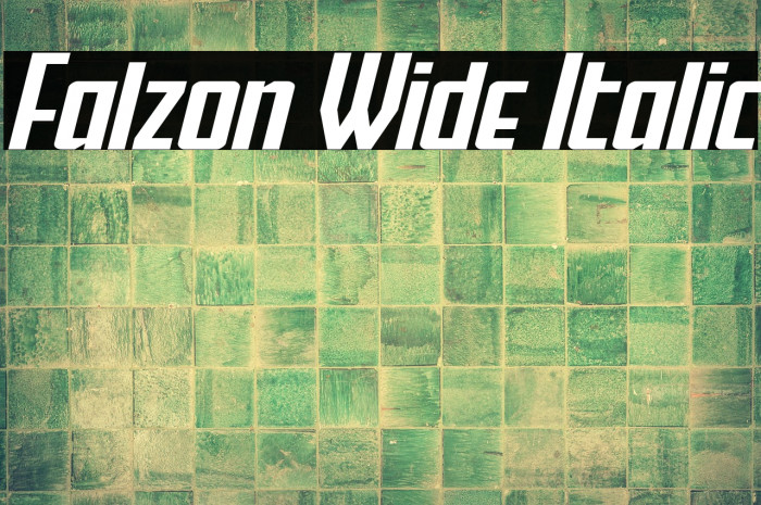 Falzon Wide Italic Example 3