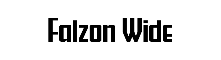 Falzon Wide  font caratteri gratis