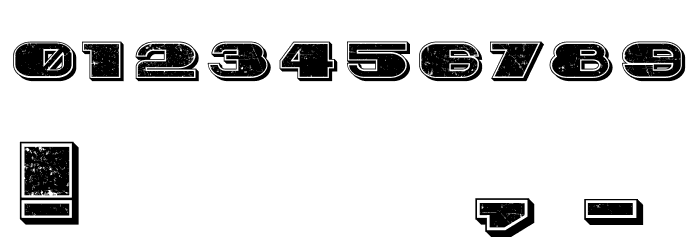 Fame Regular Font OTHER CHARS