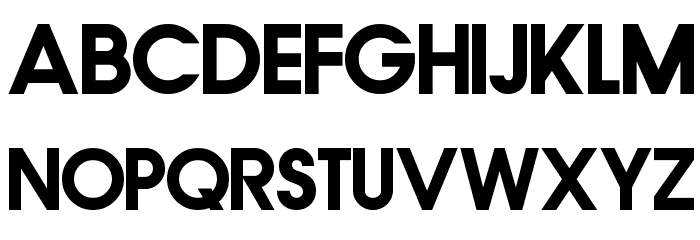 FamiFont Bold Font LOWERCASE