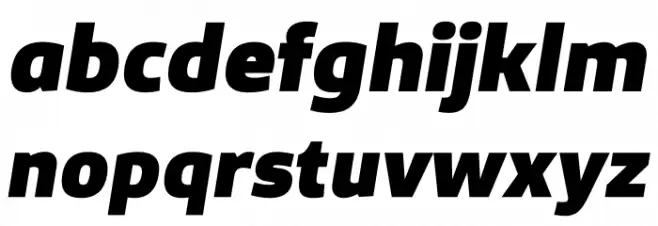 Famiar PERSONAL USE ONLY Black Italic Caratteri MINUSCOLO