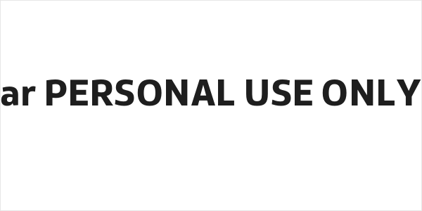 Famiar PERSONAL USE ONLY Bold Logo