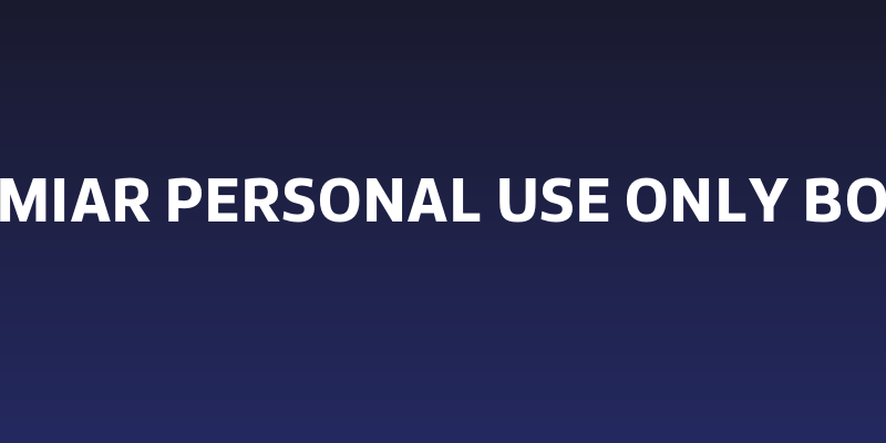 Famiar PERSONAL USE ONLY Bold Social Header