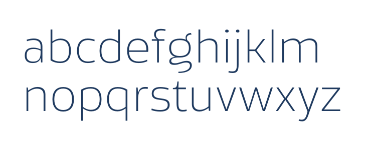 Famiar PERSONAL USE ONLY ExtraLight Lowercase