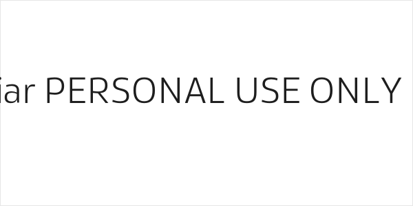 Famiar PERSONAL USE ONLY Light Logo