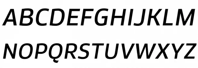 Famiar PERSONAL USE ONLY Medium Italic Schriftart Groß
