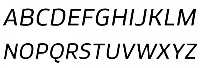 Famiar PERSONAL USE ONLY Regular Italic Fonte MAIÚSCULAS