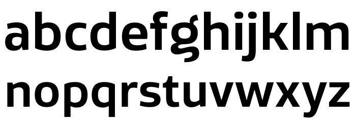 Famiar PERSONAL USE ONLY SemiBold Font LOWERCASE
