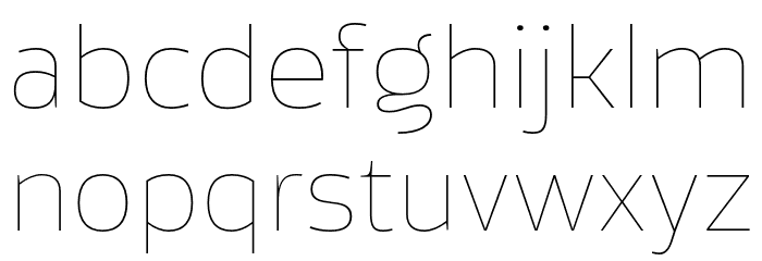 Famiar PERSONAL USE ONLY Thin Font LOWERCASE